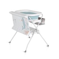Сгъваема вана със стойка и повивалник Cangaroo Como син