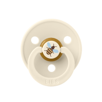 2 бр. Биберони BIBS Studio COLOUR, Bumblebee/Ivory, 0-6 месеца