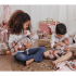 Кукла-бебе Asi Dolls Лея, с рокля и кафява панделка, 46 cm