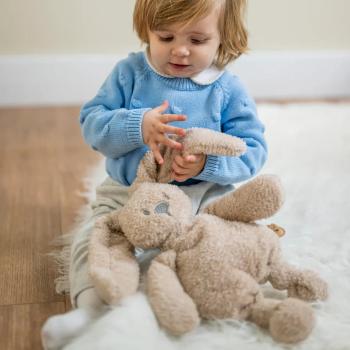 Плюшена играчка заек Nattou Lapidou TEDDY 30 cm sand