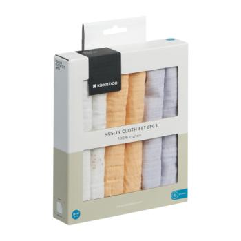 Комплект 6 бр муселинови кърпички 30х30 Kikka Boo Seally Me