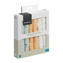 Комплект 6 бр муселинови кърпички Kikka Boo 30х30 см Sleepy Sheep