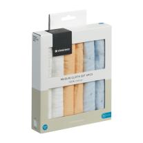 Комплект 6 бр муселинови кърпички Kikka Boo 30х30 см Stripy Friends