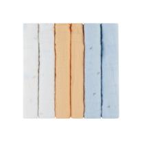 Комплект 6 бр муселинови кърпички Kikka Boo 30х30 см Stripy Friends