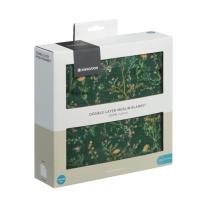 Oдеяло от муселин двупластово Kikka Boo 100х100 см Secret Garden Green
