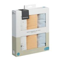 Комплект 3 бр муселинови пелени Kikka Boo 100х100 см Stripy Friends