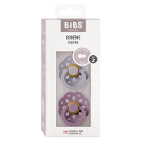 Залъгалки Bibs Boheme, Fossil Grey/Mauve, 6-18 м