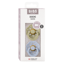Залъгалки Bibs Boheme, Khaki/Dusty Blue, 0-6 м
