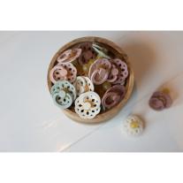 Залъгалки Bibs Boheme, Vanilla/Dark Oak, 6-18 м