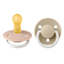 Залъгалки Bibs De Lux Glow, Blush/Vanilla 6-18 м