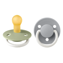 Залъгалки Bibs De Lux Glow, Sage/Cloud 0-6 м