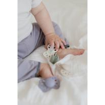 Симетрични силиконови залъгалки Bibs Infinity, Fossil Grey/Mauve, 0-6 м