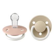 Залъгалки Bibs De Lux Glow, Blush/Vanilla 0м - 3г