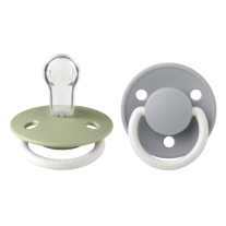 Залъгалки Bibs De Lux Glow, Sage/Cloud 0м - 3г