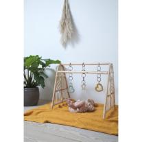 Бебешка гризалка Bibs Звездичка Ivory