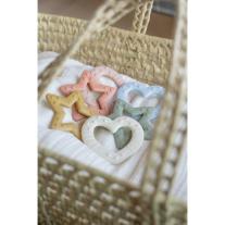 Бебешка гризалка Bibs Сърчице Baby Blue