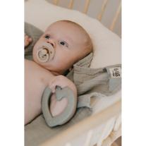 Бебешка гризалка Bibs Сърчице Sage
