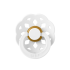 Залъгалка Bibs Boheme, White, 6-18 м