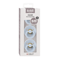 Комплект залъгалки Bibs Colour, Baby Blue, 0-6 м