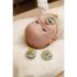 Комплект залъгалки Bibs Colour, Ivory, 0-6 м