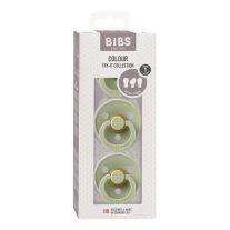 Комплект залъгалки Bibs Colour, Sage, 0-6 м