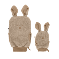 Сет хавлиени ръкавички за баня Bibs Kangaroo, Vanilla