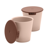 Сет чаши с капак Bibs Blush, 2 броя, 125 ml
