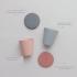 Сет чаши с капак Bibs Blush, 2 броя, 125 ml
