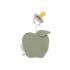 Дуду за Биберон Little Dutch Ябълка Little Farm