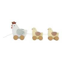 Играчка за Дърпане Пиленца Little Dutch Little Farm