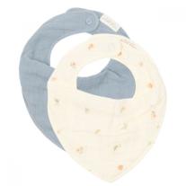 Муселинови Бандани Little Dutch 2бр. Forest Treasures/Denim Blue