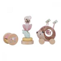 Подаръчна Кутия с Дървени Играчки за Бебе Little Dutch Fairy Garden