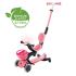 Детска тротинетка 5в1 Globber Go Up Baby Learn 360° Flash Lights Coral Pink