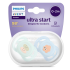 Ортодонтични залъгалки за новородено Philips Avent Ultra Start Усмивка и Очички 0-2м.