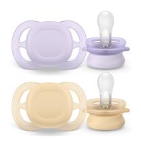 Ортодонтични залъгалки за новородено Philips Avent Ultra Start Пастелни цветове 0-2м.