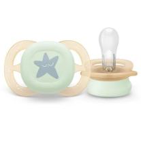 Светещи в тъмното ортодонтични залъгалки Philips Avent Ultra Start Night Луна и Звезди_0-2м.