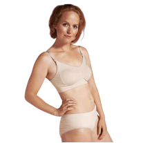 Безшевен сутиен за кърмачки Carriwell, размери II / M, бежов