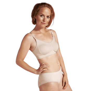 Безшевен сутиен за кърмачки Carriwell, размери IV / XL, бежов
