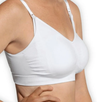 Безшевен сутиен за кърмачки Carriwell, размери IV /XL, бял