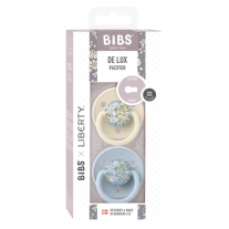 Залъгалки Bibs Liberty De Lux, Eloise, Baby Blue Mix, 0м-3г.