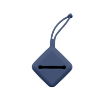 Силиконова кутийка за залъгалки Bibs Steel Blue