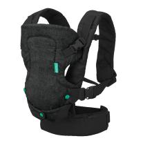 Ергономично кенгуру, Infantino, Flip 4 в 1, Черно, от 3.6 до 14.5 кг.