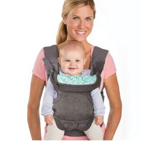 Ергономично кенгуру, Infantino, Flip 4 в 1, Сиво, от 3.6 до 14.5 кг.