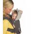 Ергономично кенгуру с качулка, Infantino, 2 в 1, Сиво, от 5.4 до 18 кг.