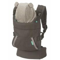 Ергономично кенгуру с качулка, Infantino, 2 в 1, Сиво, от 5.4 до 18 кг.