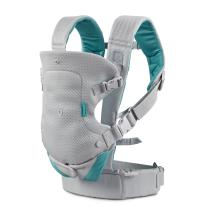 Ергономично кенгуру, Infantino, Flip 4 в 1, С дишаща материя, Светло сиво, от 3.6 до 14.5 кг.