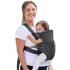 Ергономично кенгуру с джоб, Infantino, 2 в 1, Сиво, от 3.6 до 11.3 кг.