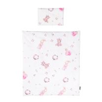 Бебешки спален комплект Chipolino за мини кошара зайче и еднорог