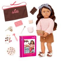 Кукла, Battat, Our Generation, Коко с аксесоари и книга, 46 см