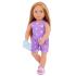 Кукла, Battat, Our Generation, Серафина с аксесоари и книга, 46 см